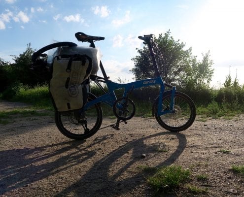 Mit dem Birdy auf dem Usedomradweg