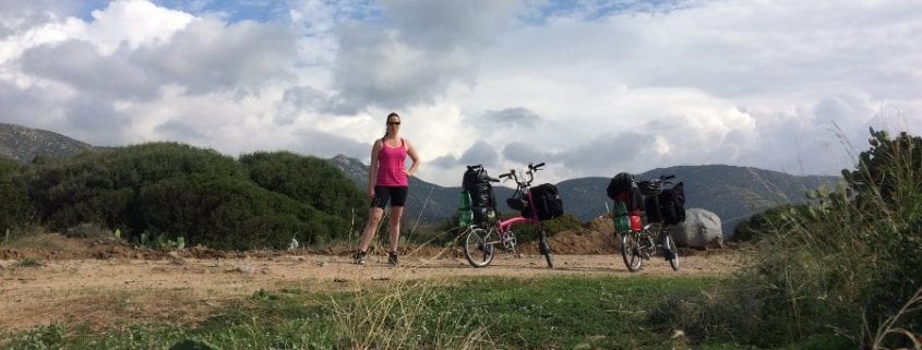 Brompton Tour Sardinien - BOXBIKE mIt dem Faltrad auf Reisen