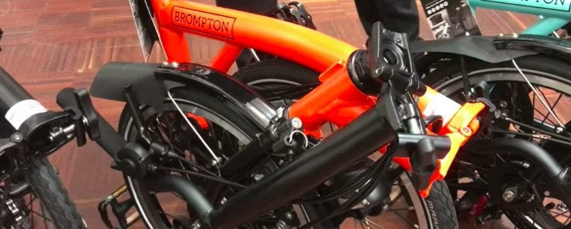 Brompton Black Edition 2018 orange turkish green Falträder