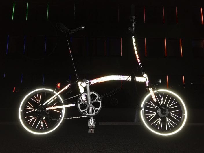 Boxbike X Happareal Custom Made Brompton Reflective