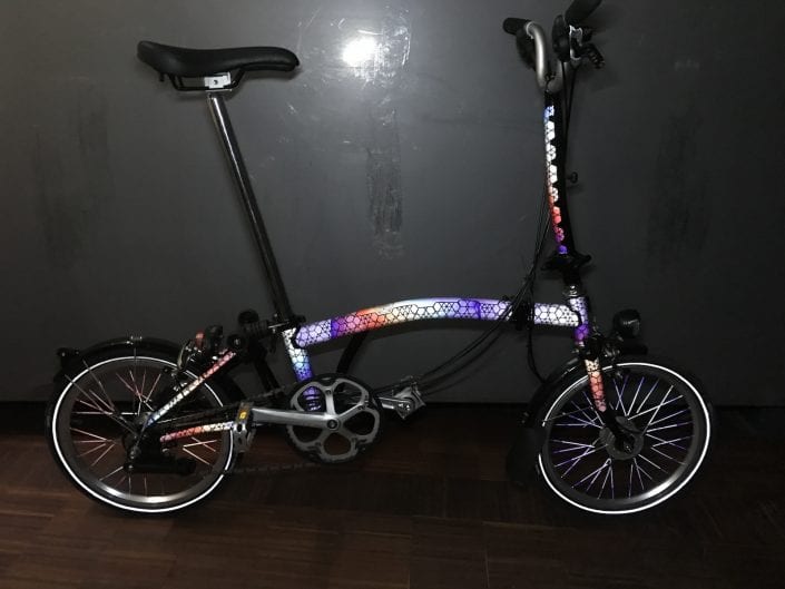 Boxbike X Happareal Custom Made Brompton Reflective